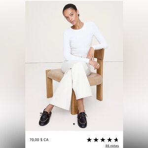 855. White ribbed longsleeve